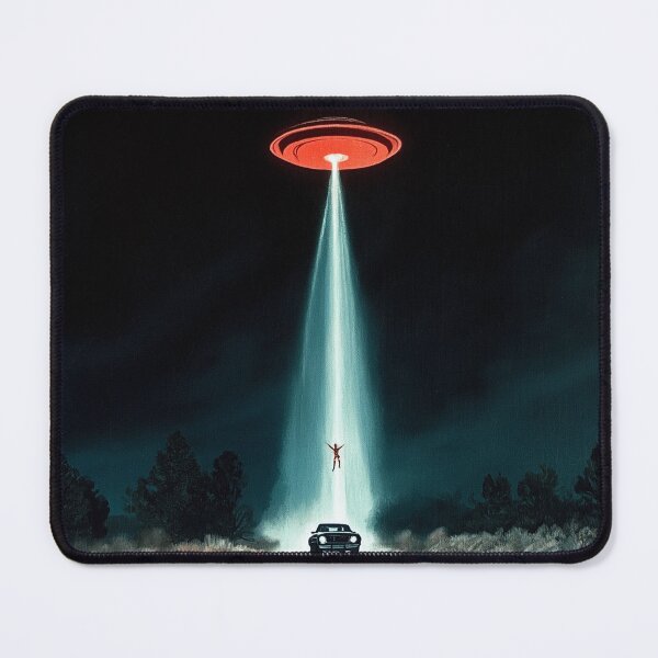 Item preview, Beam Me Up: Retro UFO Illustration designed and sold by Shoot-The-Moon.
