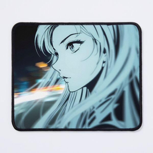 Item preview, Graceful Manga Elegance with Light Trails designed and sold by Vitalka-uk.