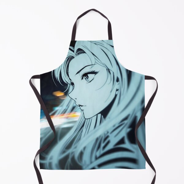Item preview, Graceful Manga Elegance with Light Trails designed and sold by Vitalka-uk.