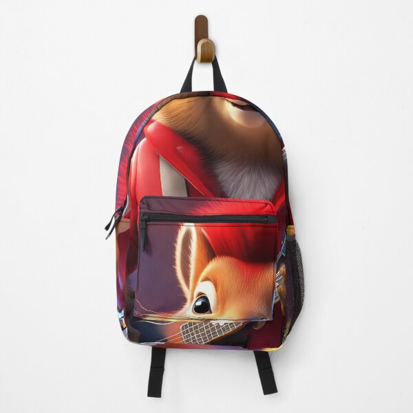 Item preview, Red Squirrel Punk Rocker in a Christmas outfit designed and sold by Colin Bentham.