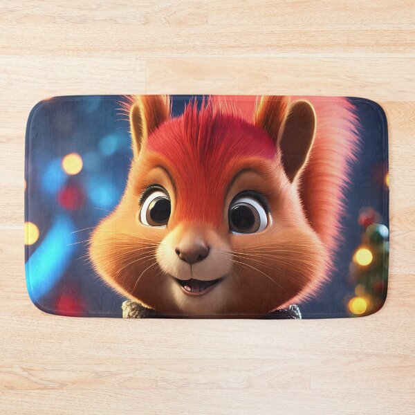 Item preview, Red Squirrel Punk Rocker in a Christmas outfit designed and sold by Colin Bentham.