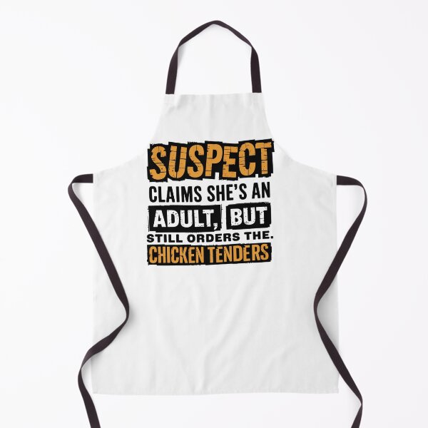 Item preview, Suspect claims she's an adult But Still Order Chicken Tenders designed and sold by vintagearttee.