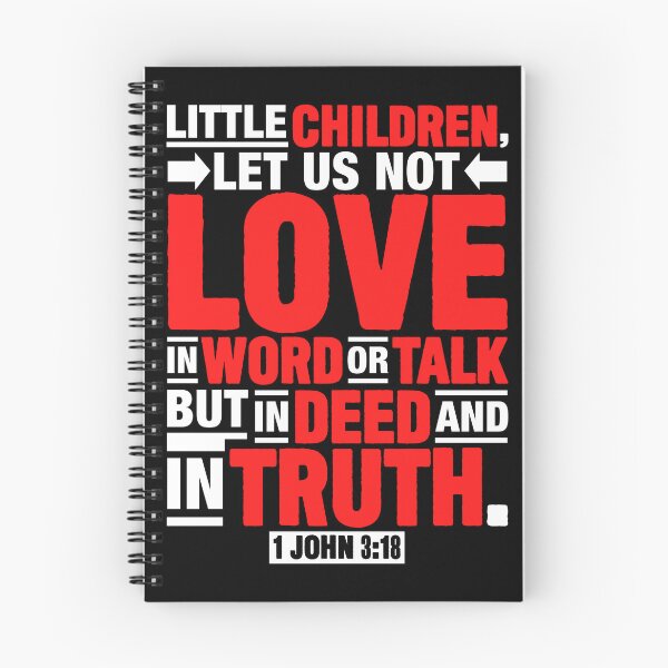 Item preview, 1 John 3:18 Let Us Not Love In Word Or Talk But In Deed And In Truth designed and sold by plushism.