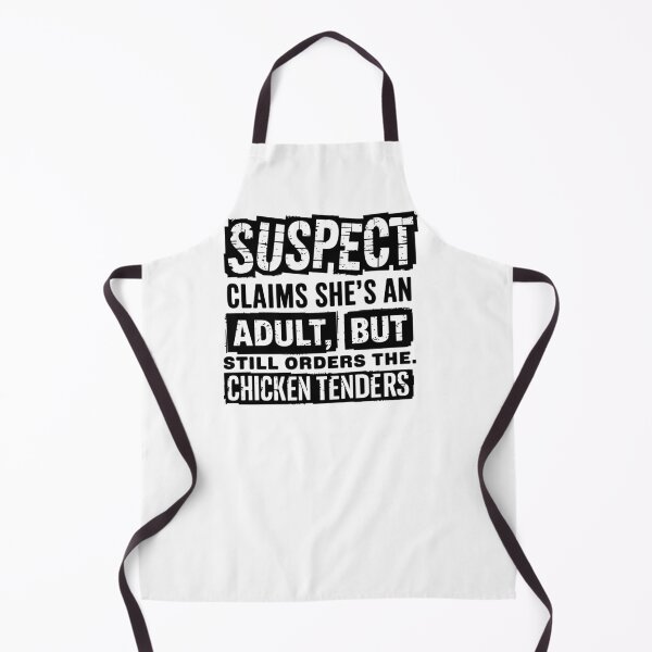 Item preview, Suspect claims she's an adult But Still Order Chicken Tenders designed and sold by vintagearttee.