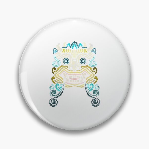 Item preview, lucky dragon face designed and sold by BranketRabbit.