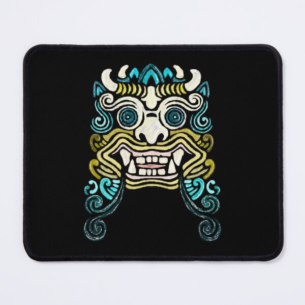 Item preview, lucky dragon face designed and sold by BranketRabbit.