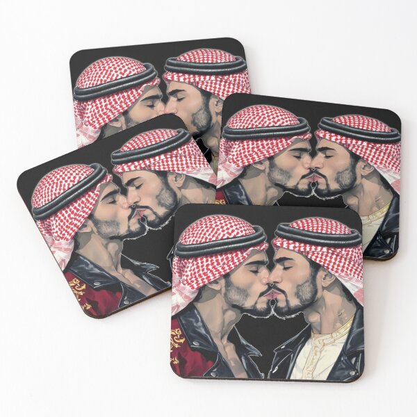 Item preview, Arabian Leather Nights Gay Pride Graphic Design designed and sold by ItsAKinkThing.