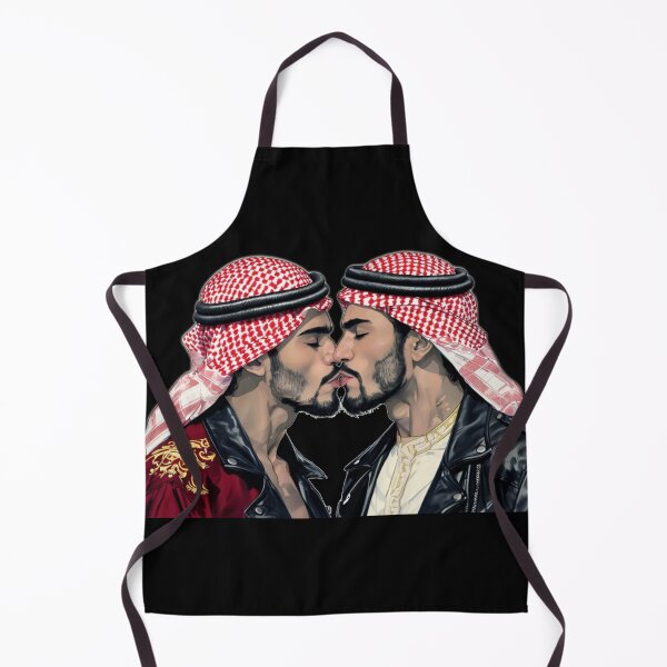 Item preview, Arabian Leather Nights Gay Pride Graphic Design designed and sold by ItsAKinkThing.