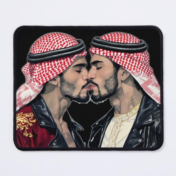 Item preview, Arabian Leather Nights Gay Pride Graphic Design designed and sold by ItsAKinkThing.