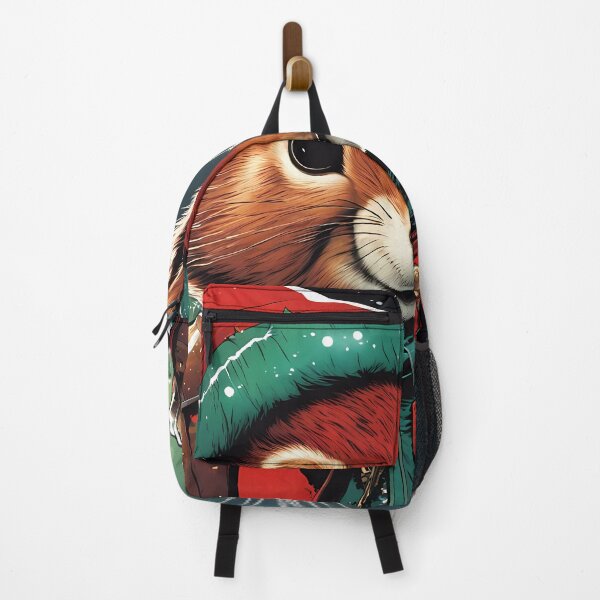 Item preview, Red Squirrel Punk Rocker in a Christmas outfit designed and sold by Colin Bentham.