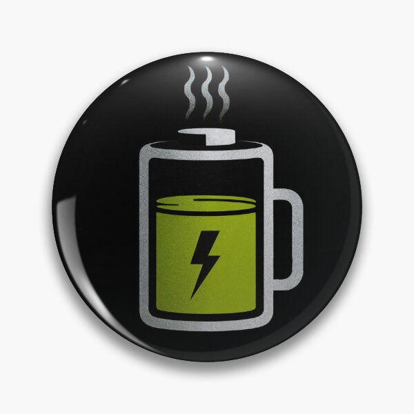 Item preview, Charged Up Coffee Mug Battery Design designed and sold by Dream-Fab.