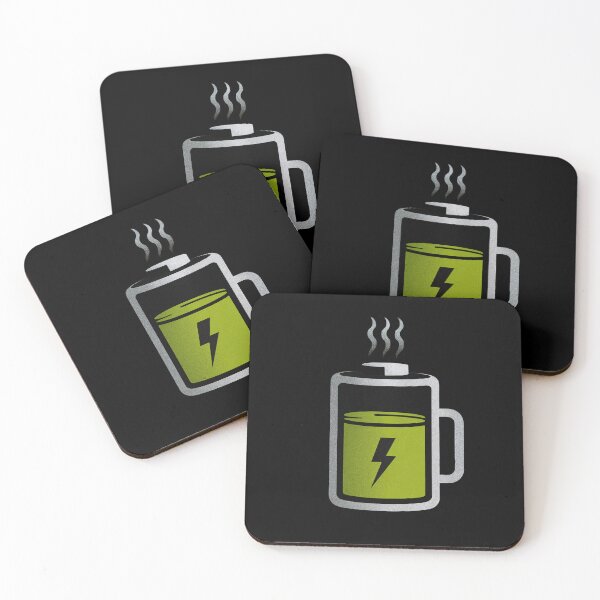 Item preview, Charged Up Coffee Mug Battery Design designed and sold by Dream-Fab.