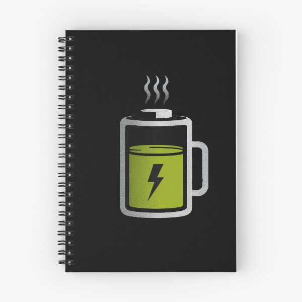Item preview, Charged Up Coffee Mug Battery Design designed and sold by Dream-Fab.