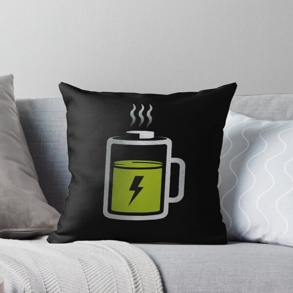 Item preview, Charged Up Coffee Mug Battery Design designed and sold by Dream-Fab.