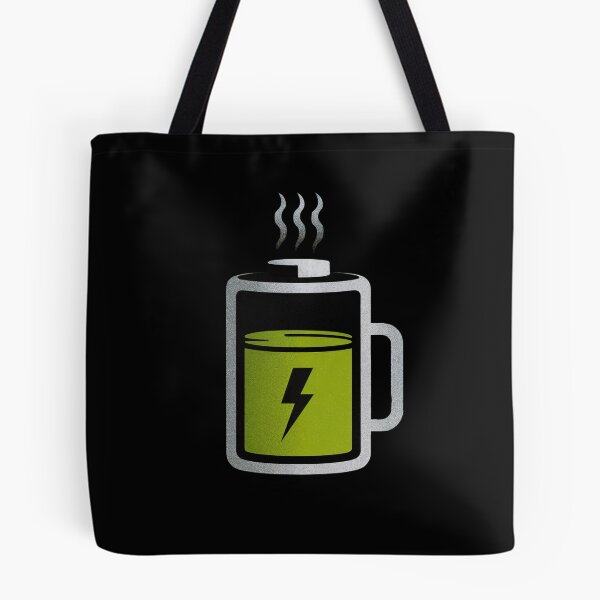Item preview, Charged Up Coffee Mug Battery Design designed and sold by Dream-Fab.