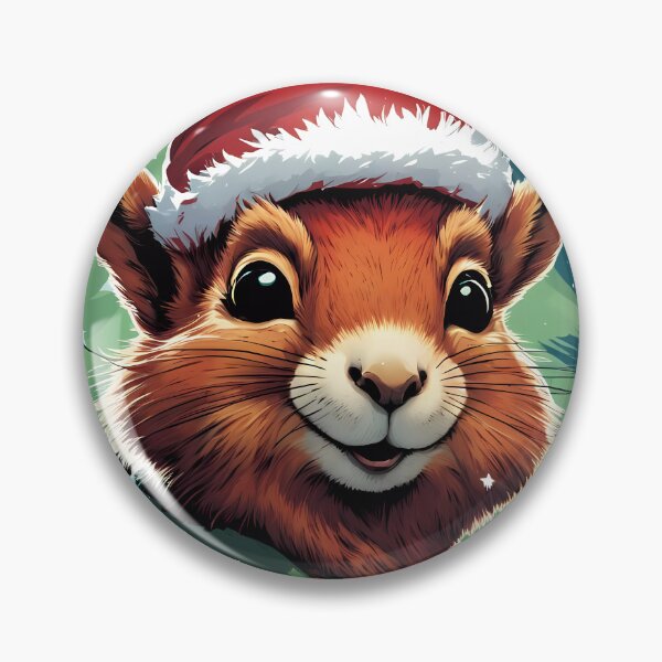 Item preview, Red Squirrel Punk Rocker in a Christmas outfit designed and sold by Colin Bentham.