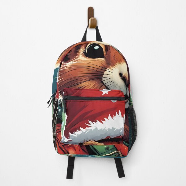 Item preview, Red Squirrel Punk Rocker in a Christmas outfit designed and sold by Colin Bentham.
