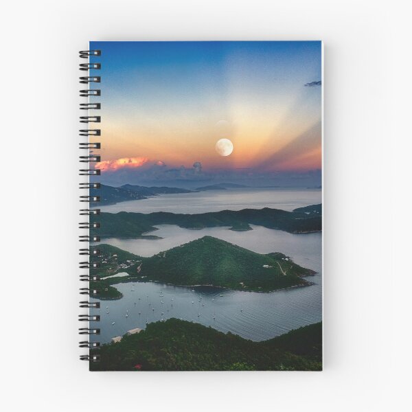 Item preview, Moon Rise Over Coral Bay - St. John, USVI designed and sold by Kathy Weaver.