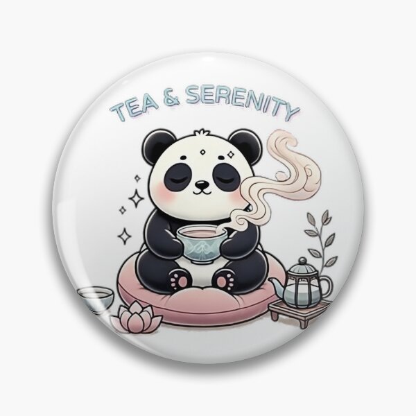 Item preview, Kawaii Panda - Tea & Serenity designed and sold by Guesso.