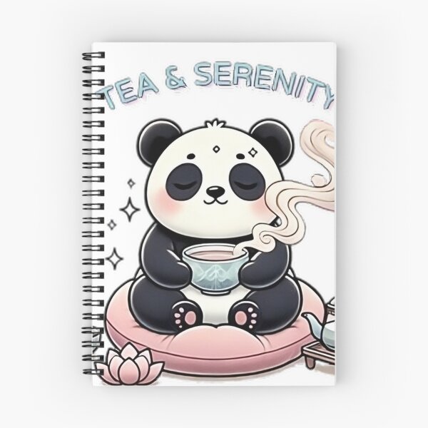 Item preview, Kawaii Panda - Tea & Serenity designed and sold by Guesso.
