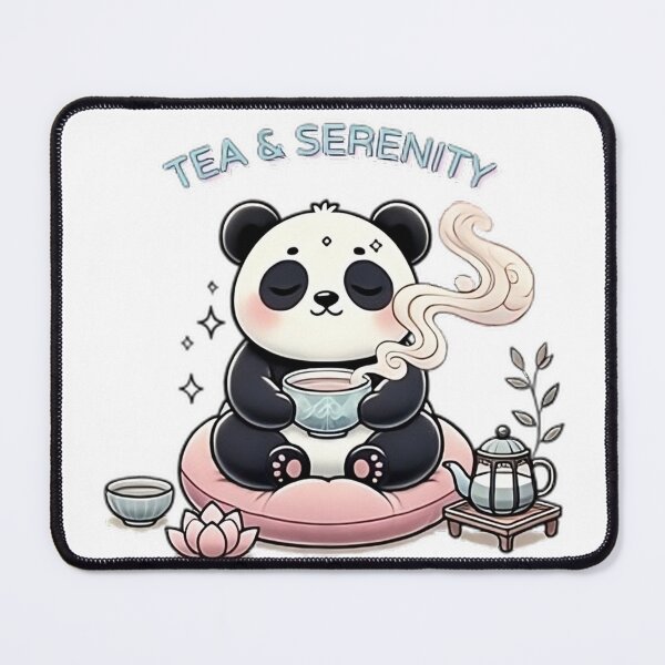 Item preview, Kawaii Panda - Tea & Serenity designed and sold by Guesso.