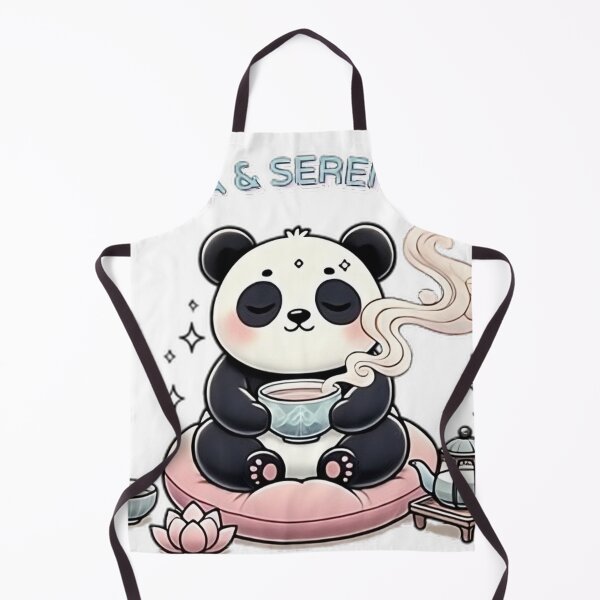 Item preview, Kawaii Panda - Tea & Serenity designed and sold by Guesso.