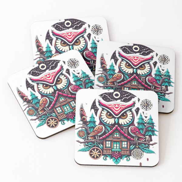 Item preview, hunter owl house design sticker  designed and sold by NCNGDESIGN.