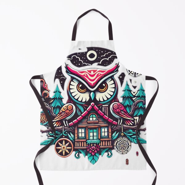 Item preview, hunter owl house design sticker designed and sold by NCNGDESIGN.