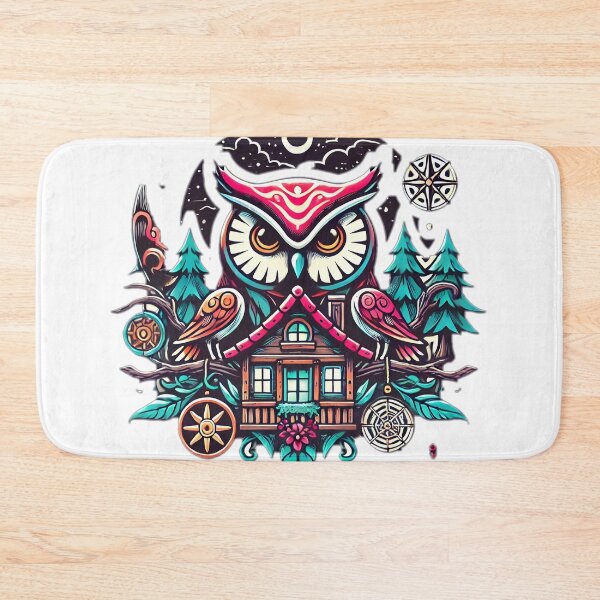 Item preview, hunter owl house design sticker  designed and sold by NCNGDESIGN.