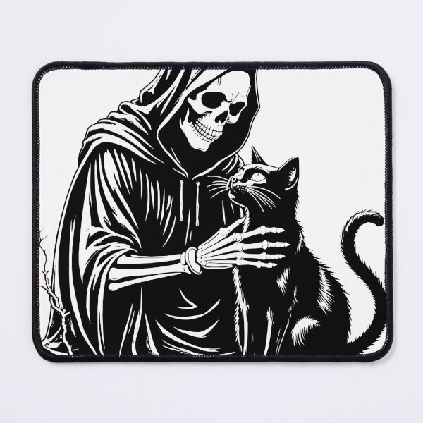 Item preview, Grim reaper cat designed and sold by Brexmore3.
