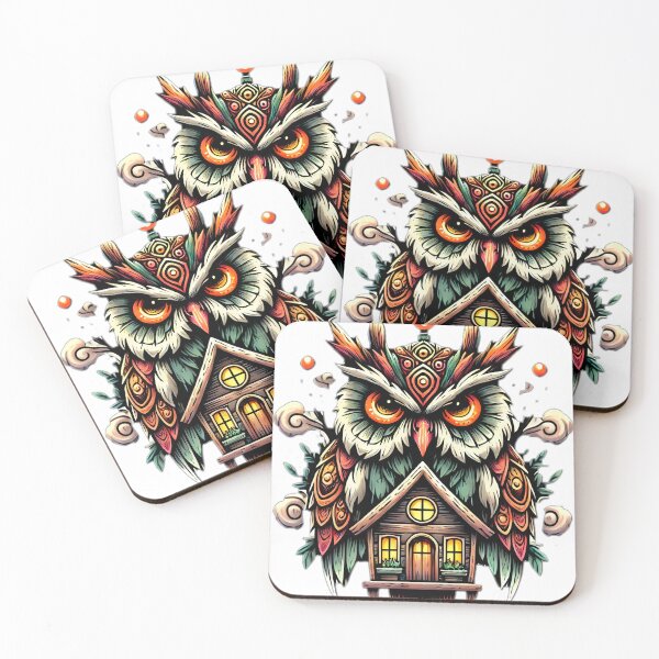 Item preview, hunter owl house design sticker  designed and sold by NCNGDESIGN.