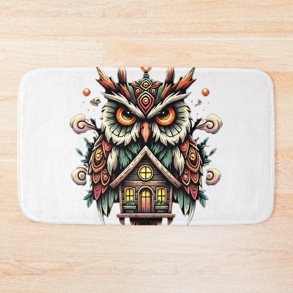 Item preview, hunter owl house design sticker  designed and sold by NCNGDESIGN.