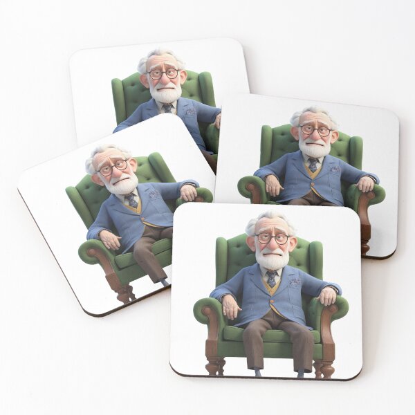 Item preview, 3d Cartoon Professor Sitting  designed and sold by CuteopiaGallery.