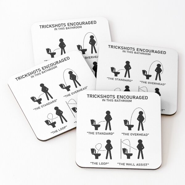 Item preview, Toilet Trickshots  designed and sold by dogfish-art.