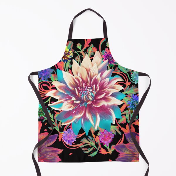 Item preview, Magic Flower pattern (black) designed and sold by Sghetti.