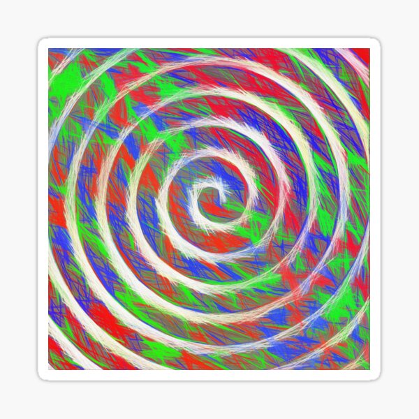 Abstract Spiral Sticker