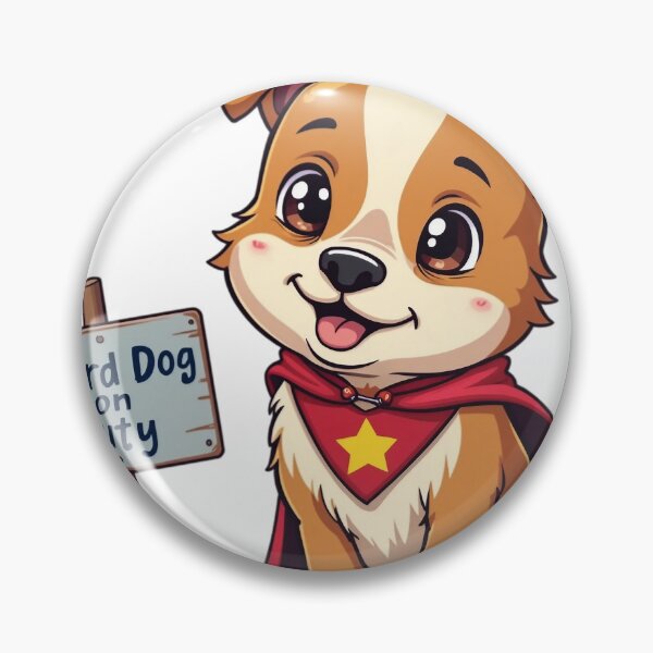 Item preview, Guard Dog on Duty designed and sold by PaintedPixels01.
