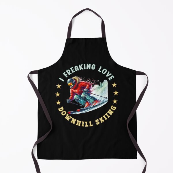 Item preview, I Freaking Love Downhill Skiing designed and sold by OskarArts.