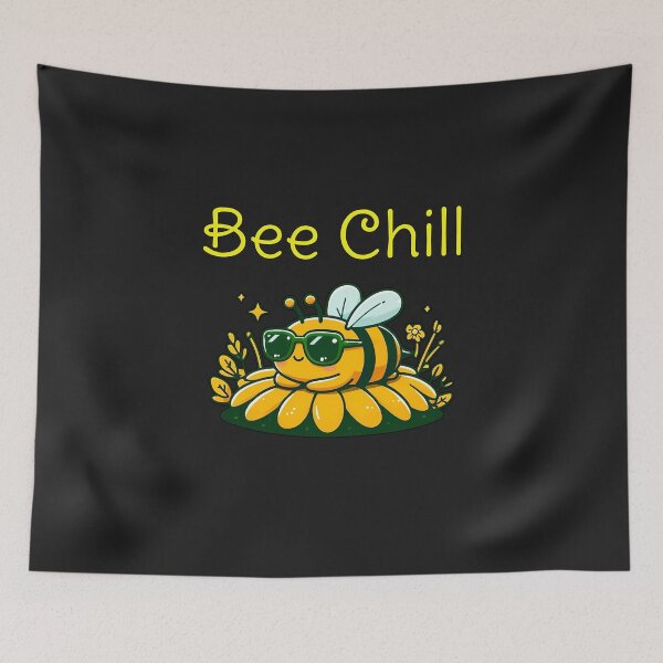 Item preview, Bee chill t-shirt design designed and sold by JennyFinns.