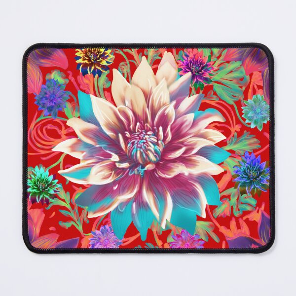 Item preview, Magic Flower pattern (red) designed and sold by Sghetti.