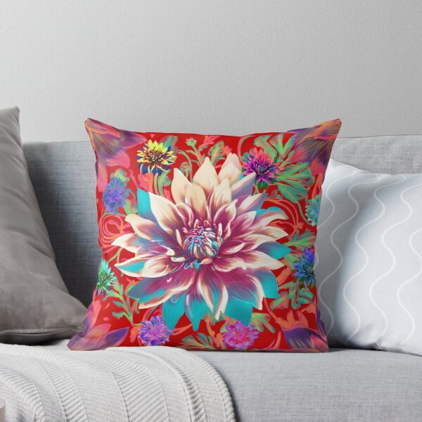 Item preview, Magic Flower pattern (red) designed and sold by Sghetti.