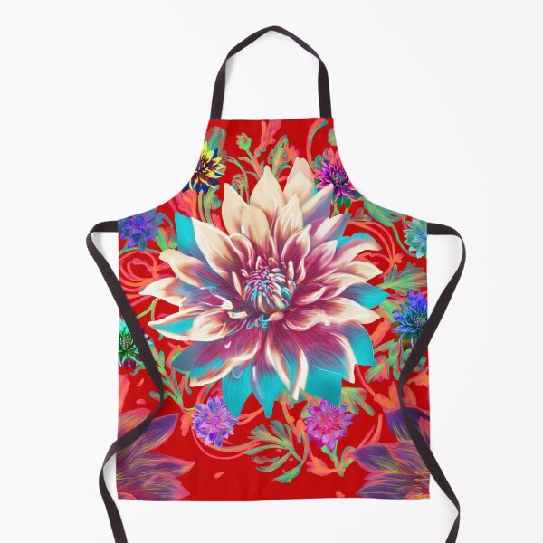 Item preview, Magic Flower pattern (red) designed and sold by Sghetti.
