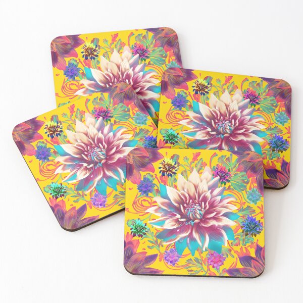 Item preview, Magic Flower pattern (yellow) designed and sold by Sghetti.