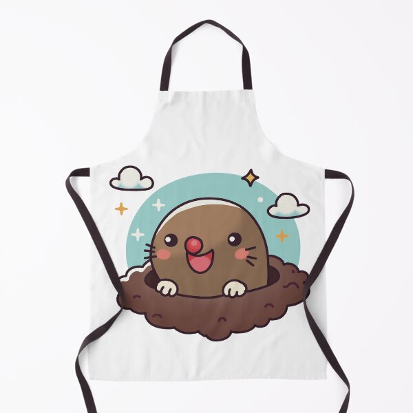 Item preview, Adorable Mole Popping Out of the Ground designed and sold by PieChocolate.