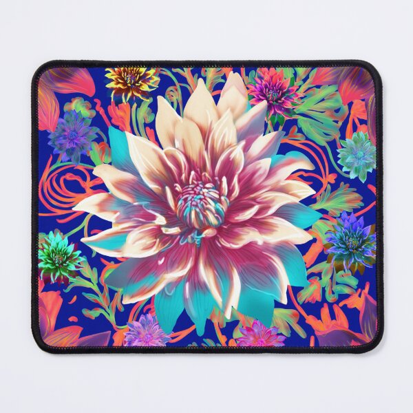 Item preview, Magic Flower pattern (blue) designed and sold by Sghetti.