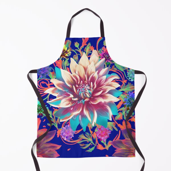 Item preview, Magic Flower pattern (blue) designed and sold by Sghetti.