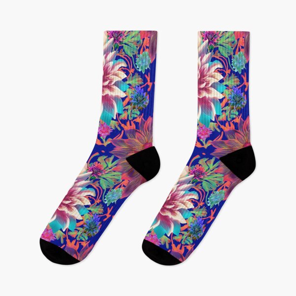 Item preview, Magic Flower pattern (blue) designed and sold by Sghetti.