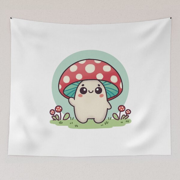Item preview, Cheerful Mushroom Buddy designed and sold by PieChocolate.