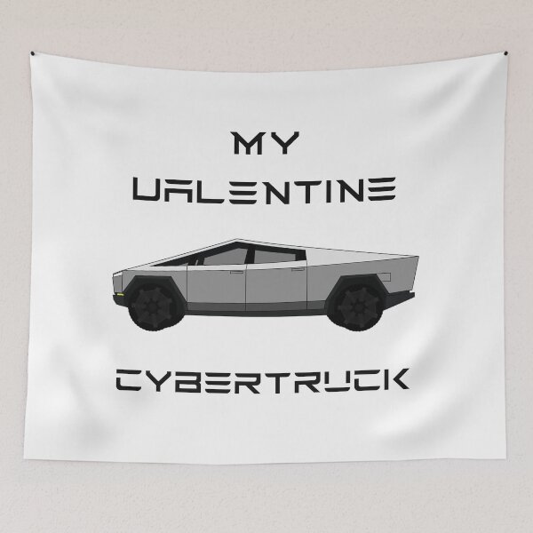 Item preview, My Valentine Cybertruck designed and sold by WigOutlet.