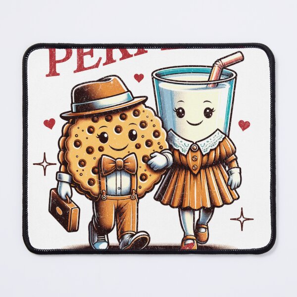 Item preview, The Perfect Couple T-Shirt | Cute Valentine’s Day Gift | Milk and Cookie Design | Fun Couples Shirt | Romantic Valentine Tee designed and sold by SmartProof Branding.